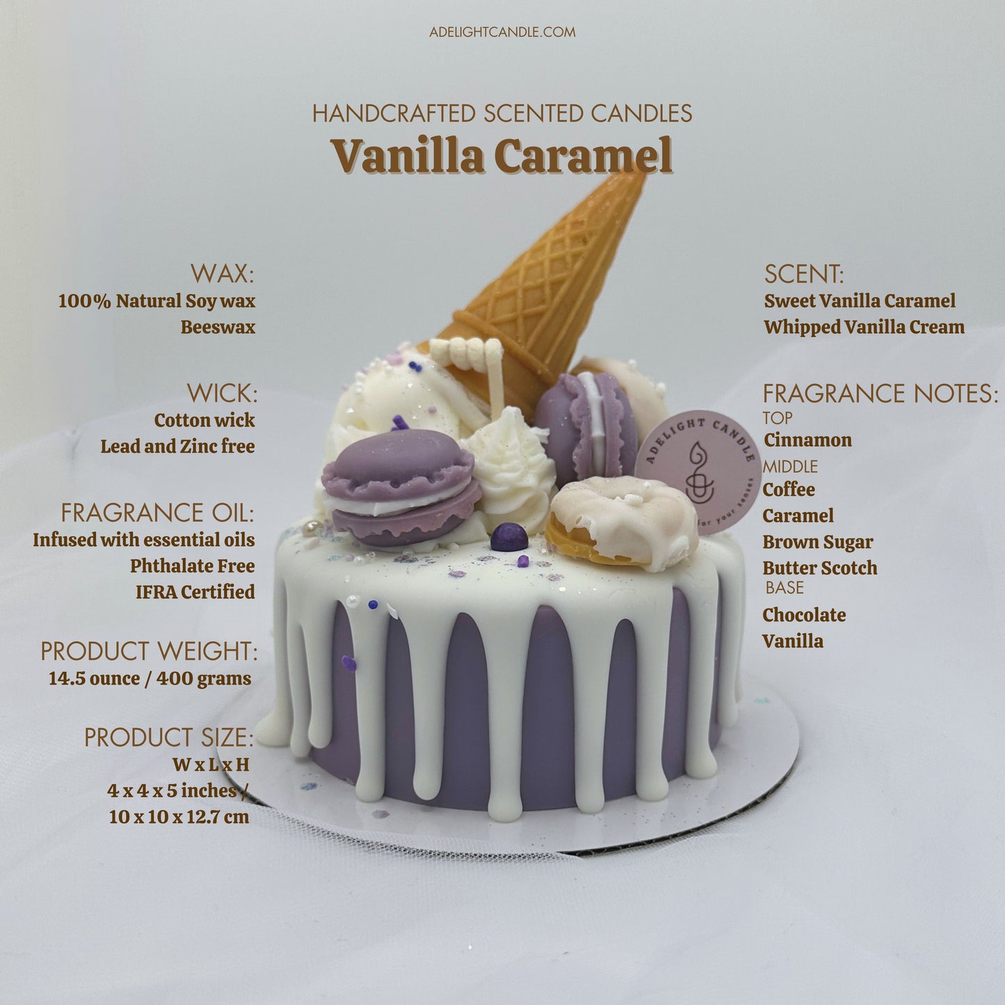 Vanilla Caramel Cake