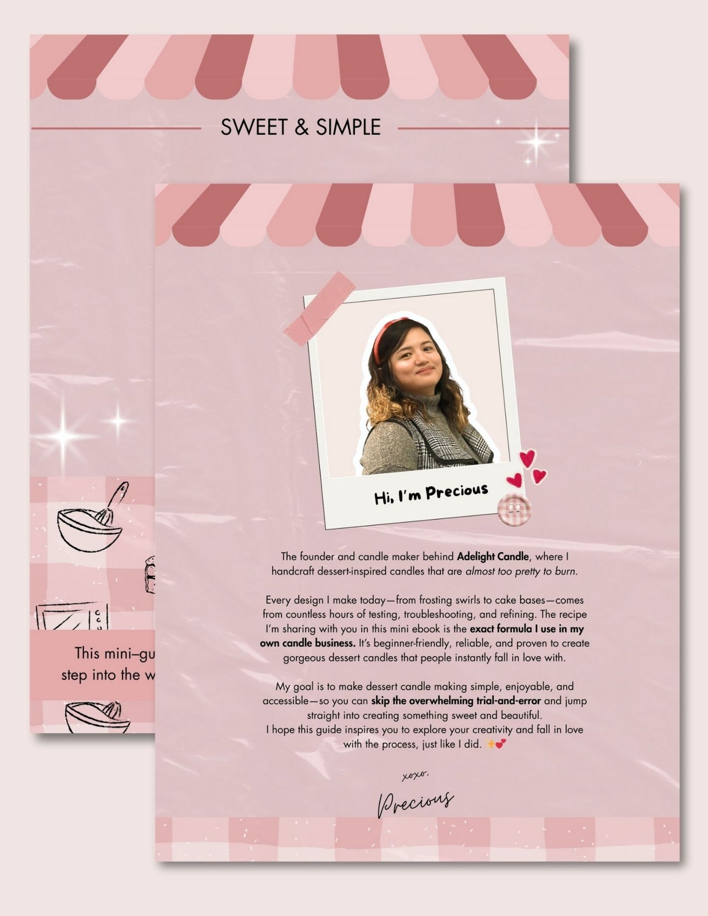 Sweet & Simple: Beginner’s Guide to Dessert Candle Making (INSTANT Download!)