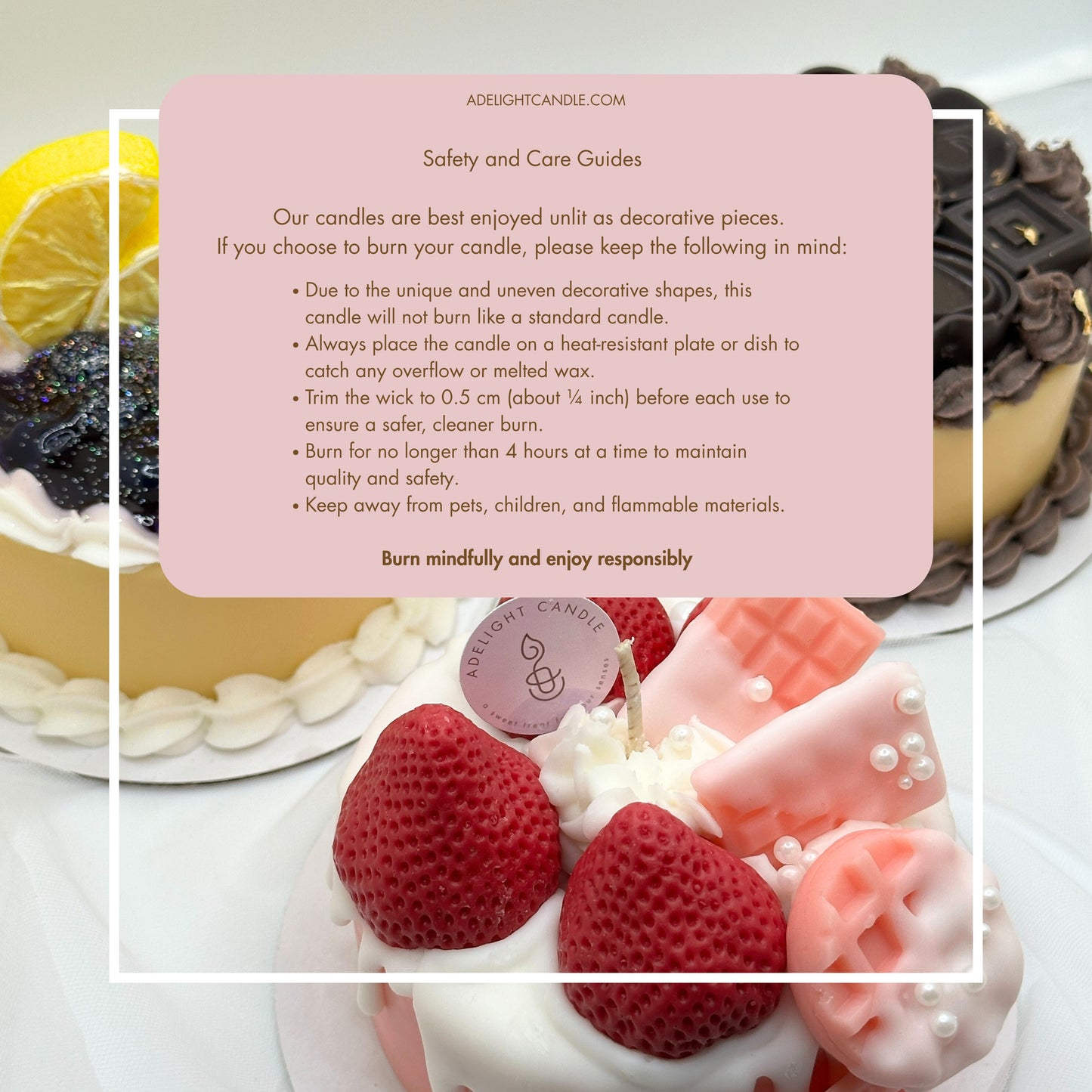Lemon Blueberry Whip Cake
