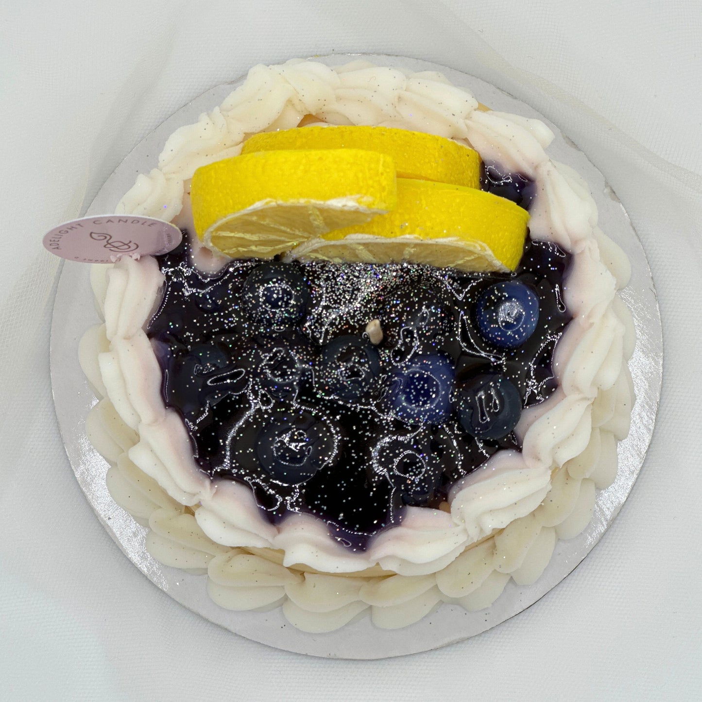 Lemon Blueberry Whip Cake